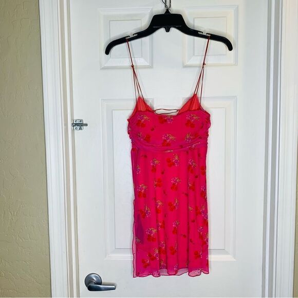 UO Bright Side Lace-Up Mini Dress Size Small - Picture 13 of 16